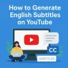 how to generate english subtitles on youtube
